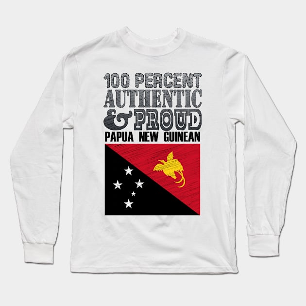 100 Percent Authentic And Proud Papua New Guinean! Long Sleeve T-Shirt by  EnergyProjections